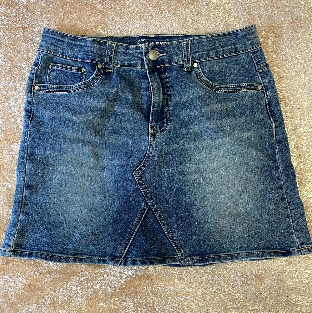 Blue denim skirt, 💙